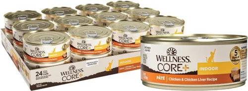 Miniatura 13 de Wellness CORE+ Digestive Health Pate Alimento húmedo enlatado en paté para adultos, natural, rico en proteínas, sin granos, receta de pescado