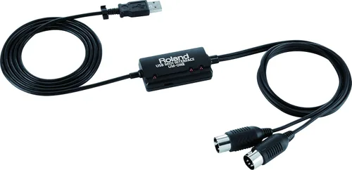 Miniatura 2 de Roland Interfaz MIDI UM-ONE-MK2 y acoplador MIDI Hosa GMD-108