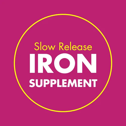 Miniatura 7 de SlowMag Muscle Heart Cloruro de magnesio Calcio 120 unidades y Slow Fe 45mg Suplemento de deficiencia de hierro 60