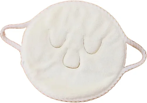 SEDLAV Toalla facial de compresión caliente de doble capa – Toalla facial reutilizable de forro polar coral para limpieza profunda, vaporizador