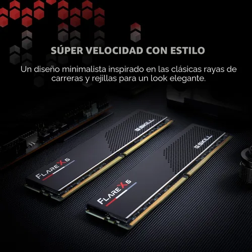 Miniatura 3 de G.SKILL Flare X5 Series (AMD Expo) DDR5 RAM 64 GB (2 x 32 GB) 6000MT/s CL30-40-40-96 1.40V Memoria de computadora de escritorio UDIMM - Negro mate