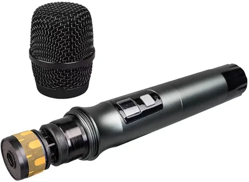 Miniatura 4 de Sistema de micrófono inalámbrico UHF 3 Auriculares de mano Lavalier Bodypack 3 Micrófono de solapa Karaoke Iglesia Conferencia Fiesta de boda