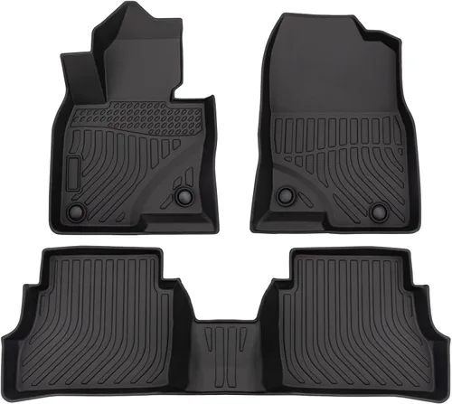 Miniatura 22 de Alfombrillas de Piso para Elantra N 2021-2023 (No Compatible con Híbrido 21-23) Protección para Todo Clima Goma TPE Personalizada para Piso Sin Olor