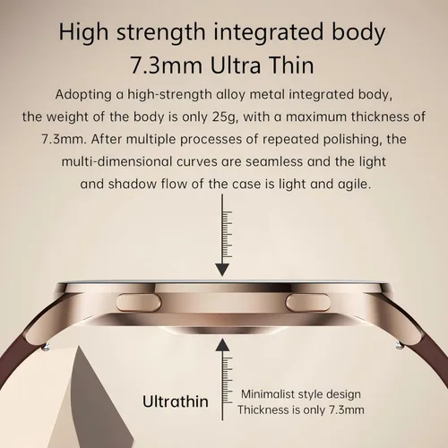 Miniatura 3 de Relojes inteligentes ultrafinos para hombre (llamada/3 bandas/todo metal), AMOLED extragrande de 1.75 pulgadas, rastreador de actividad ultra