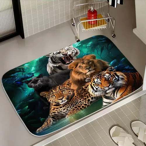 Miniatura 21 de Alfombra de baño de terciopelo coral con diseño náutico de tortugas marinas, animales de playa, tapete de ducha antideslizante para baño de océano
