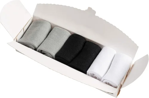 Miniatura 10 de Silky Toes Juego de 6 pares de calcetines de bambú para bebés y niñas