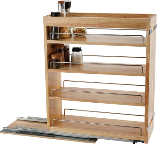 Miniatura 9 de DINDON Organizador de gabinete extraíble para especias, (8 pulgadas de ancho x 21.9 pulgadas de profundidad x 25.2 pulgadas de alto) organizador