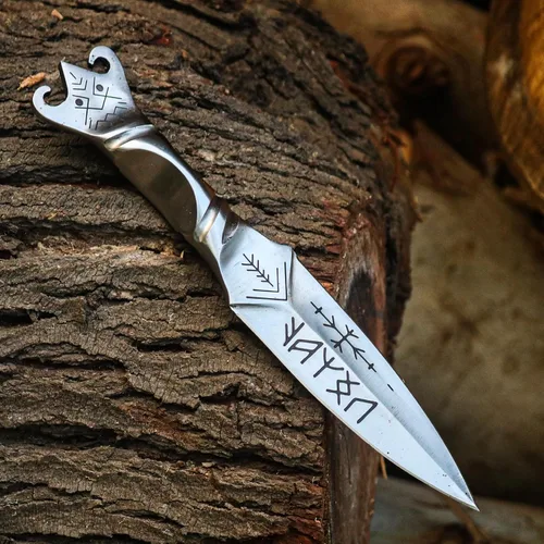 Miniatura 4 de PAL 2000 KNIVES Hecho a mano D2 Acero 10,4 pulgadas Cuchillo de Daga de Caza 3042