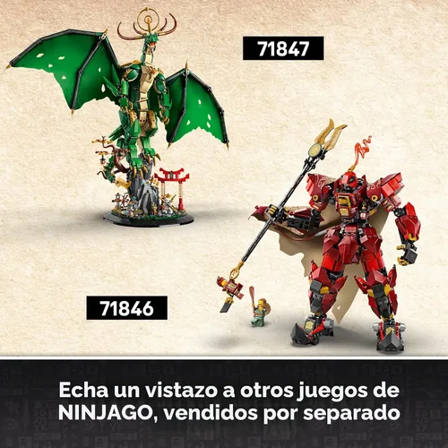 Miniatura 7 de LEGO NINJAGO The Guardian Dragon - Kit de construcción de modelos de la serie Legends Monstrosity - Decoración de habitación para adolescentes