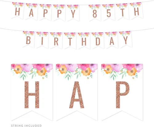 Miniatura 16 de Andaz Press Brillantina de oro rosa sintético con flores florales, divertidas decoraciones para fiesta de jubilación, The Adventure Begins