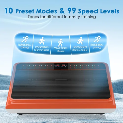 Miniatura 5 de Natini Vibration Plate Exercise Machine - Power Vibrating Plate for Lymphatic Drainage,Whole Boday Workout Machine for Women Weight Loss Home