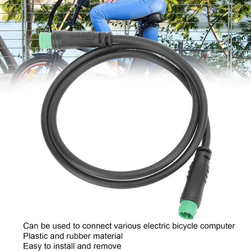 Miniatura 7 de Alomejor Cable de extensión de exhibición de bicicleta eléctrica impermeable para computadora de bicicleta eléctrica 5Pin Cable de extensión