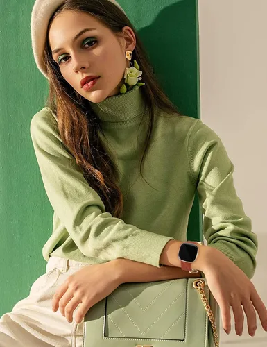 Miniatura 6 de Minyee Paquete de 2 correas grabadas florales compatibles con Fitbit Versa 4/Versa 3/Sense 2/Sense Band para mujer, lindo diseño de girasol