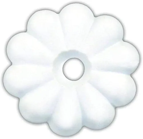 Miniatura 2 de JR Products 20465 Roseta de plástico, paquete de 14 unidades, transparente
