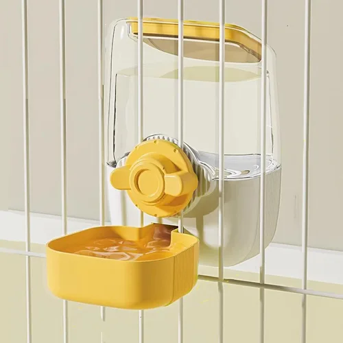 Comederos automáticos colgantes para perros y gatos, comedero automático para conejos sin goteo, dispensador de jaulas de alimentación de mascotas
