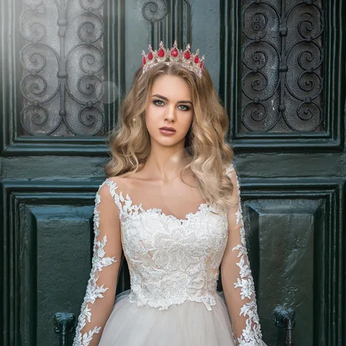 Miniatura 6 de Queen Crown Rhinestone Wedding Crowns and Tiaras for Women Costume Party Hair Accessories Princess Birthday Crown Crystal Bridal Crown