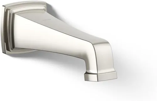 Miniatura 14 de KOHLER 27406-BL Riff - Boquilla de baño para montaje en pared con desviador y conexión deslizante, grifo de bañera, color negro mate Mate negro
