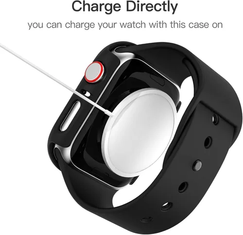 Miniatura 5 de Paquete de 12 fundas para Apple Watch de 38 mm Series 3/2/1 con protector de pantalla de vidrio templado, funda protectora HD para el iWatch