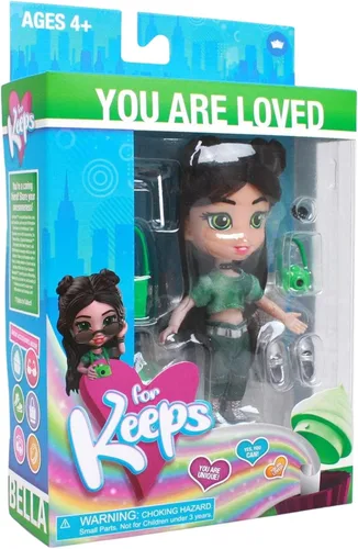 Miniatura 4 de Loyal Subjects - for Keeps Bella Girl with Cupcake Keepsake 5 figura de acción (red)