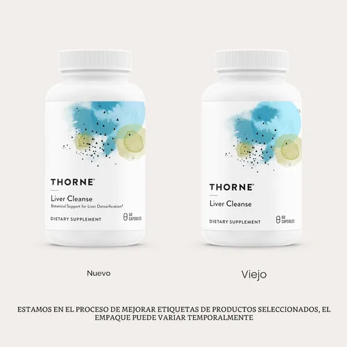 Miniatura 2 de Pastillas veganas Thorne Research para limpieza hepática, 60 píldoras, 1