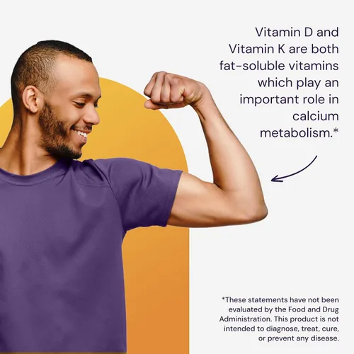 Miniatura 6 de Healthy Origins Vitamina D3 y K2 – Vitamina D3, 50 mcg – Vitamina K2, 200 mcg – Suplementos de vitamina D y vitamina K fácilmente absorbibles