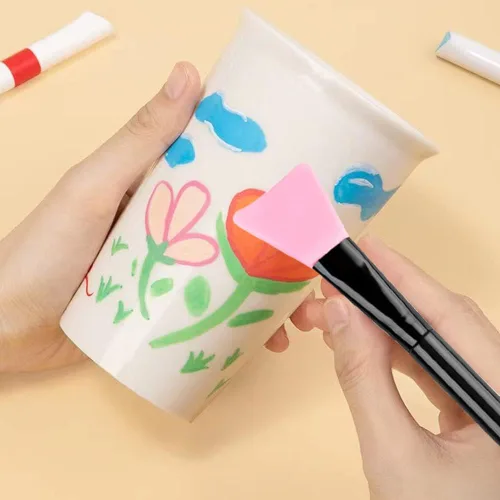 Miniatura 6 de 16 pinceles mágicos de silicona, reutilizables de resina epoxi de silicona para mezclar y extender a vasos con purpurina, tazas acrílicas, tazas