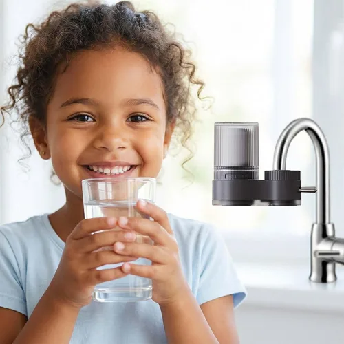 Miniatura 6 de Sistema de filtración de agua de montaje en grifo vertical, filtro de agua del grifo del fregadero, purificador de agua del grifo de varias etapas