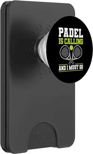Miniatura 8 de Padel is Calling y I Must Go Paleta de pádel PopSockets Adhesivo PopGrip