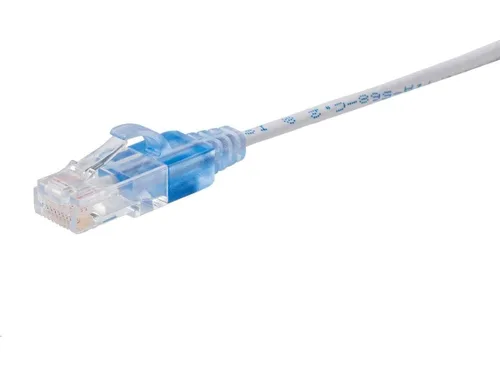 Miniatura 57 de Monoprice Cat6A - Cable de conexión Ethernet de 6 pulgadas, negro, UTP, 30 AWG, 10G, cable de cobre puro desnudo, sin enganche, RJ45, serie SlimRun