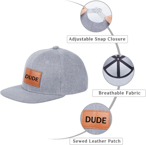 Miniatura 4 de Sombrero a juego de padre e hijo, para papá, Little Dude - Conjunto ajustable para bebé, regalo para papá e hijo
