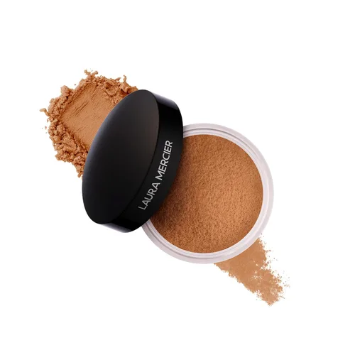 Miniatura 14 de Laura Mercier Polvo de ajuste suelto translúcido, control de brillo las 24 horas, acabado mate suave, impregnado con vitaminas C+ E, uso duradero