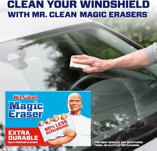 Miniatura 4 de Mr. Clean Borrador mágico, limpiador multiusos, limpiador de limpieza, pared, tenis, cocina, baño, ducha, esponja de melamina, almohadillas extra
