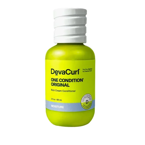 Miniatura 7 de DevaCurl One Condition Original Rich Cream Conditioner Controla y reduce el encrespamiento Combate los enredos Deja los rizos nutridos