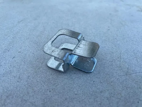 Miniatura 7 de Sandbaggy 500 clips de madera contrachapada H para techos, revestimiento de borde de panel, acero de calibre 20, galvanizado por inmersión