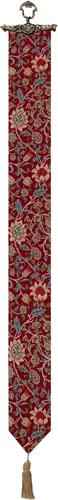 Miniatura 13 de C Charlotte Home Furnishings Inc William Morris Birds I Tapestry Bell Pull - 6 pulgadas x 42 pulgadas Algodón/Viscosa/Poliéster