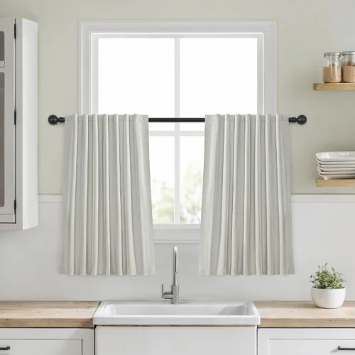 Miniatura 81 de Cortinas opacas de 54 pulgadas de largo para dormitorio, sala de estar, cortinas beige con aislamiento térmico, oscurecimiento de la habitación