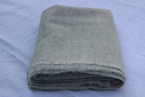 Manta de lujo 100% pashmina, manta de meditación de cachemira natural (40 x 90 pulgadas), hecha a mano en Nepal por Pure Himalayan Pashmina, Natural