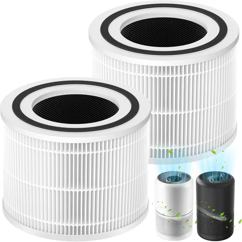 Miniatura 10 de Filtro de repuesto Core 300 para el cuidado de mascotas, compatible con el purificador de aire LEVOIT Core 300/300S, grado H13 3 en 1, filtro