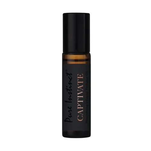 Pure Instinct CAPTIVATE The Original - Perfume de aceite esencial con infusión de feromonas, colección para hombre, listo para la TSA (botella
