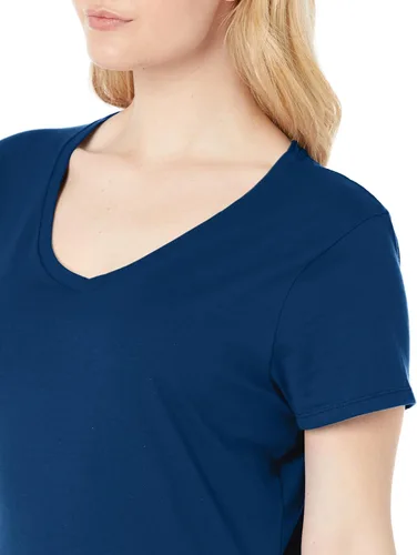Miniatura 3 de Hanes Perfect-T Camiseta con cuello en V, para mujer, de manga corta, de algodón hilado en anillo
