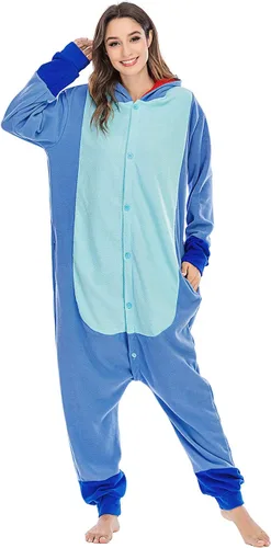 Miniatura 6 de Etoson Stitch Onesie Cosplay Disfraz de Halloween Unisex Animal Pijama