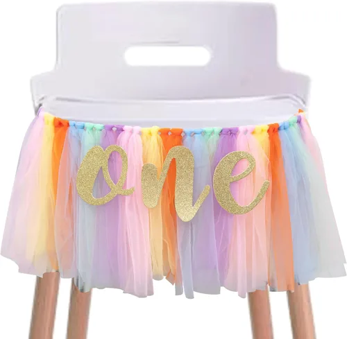 Miniatura 12 de Cartel espeluznante para silla alta de Halloween, suministros de decoración de fiesta de primer cumpleaños, guirnalda espeluznante con temática