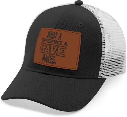 Miniatura 2 de Funny Hat What A Differences A Dave Makes Hat for Men Baseball Hats with Design Caps