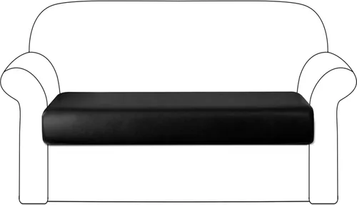 Miniatura 9 de Funda de cojín elástica para sofá, funda de cojín de punto para asiento de caravana, protector de muebles reversible en sala de estar