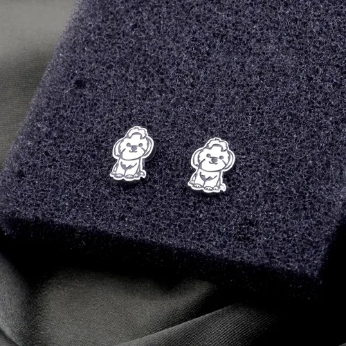 Miniatura 4 de AKTAP Pendientes de tuerca para perro Shih Tzu, regalos Shih Tzu, joyería para perro, mamá, Shih Tzu, regalo para amante (aretes de perro Shih Tzu)