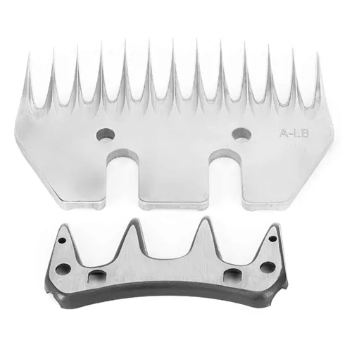 Tijeras de oveja y peines de cabra para tijeras eléctricas de lana, tijeras cortadoras de pelo de animales (hoja recta de 13 dientes (+ hoja