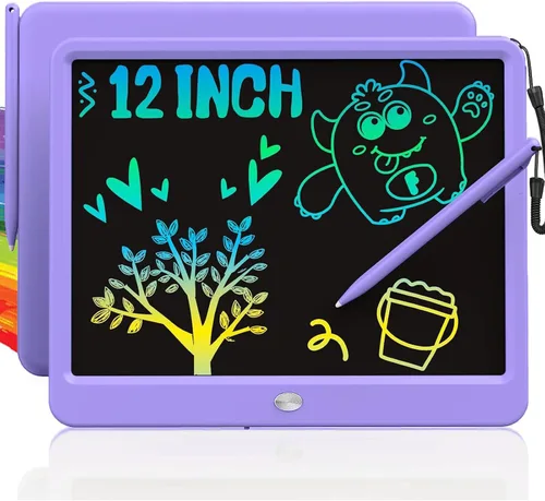 Miniatura 30 de TEKFUN: Tablero de garabatos LCD de 8.5 pulgadas, tabla de dibujo para niños, tableta de escritura, tablero de dibujo mágico, tablero de garabatos