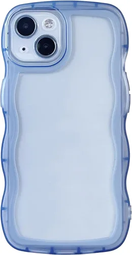 Miniatura 19 de Funda transparente compatible con iPhone 11 Pro, bonita funda delgada de silicona suave, antiarañazos, a prueba de golpes, para mujeres y niñas, Azul