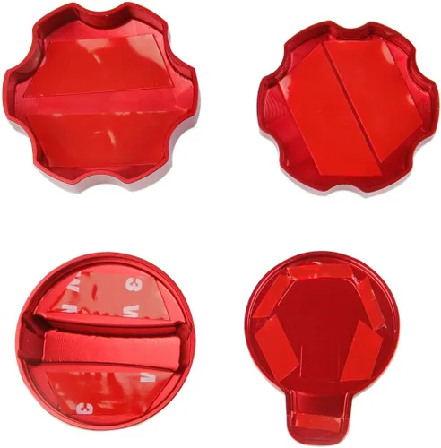 Miniatura 5 de Tapa de aceite de aleación de aluminio, tapa del radiador, cubierta del depósito de limpiaparabrisas y moldura para Chevrolet Corvette C7 2014-2019