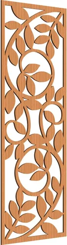 Miniatura 83 de 9 3/8"W x 24 3/8"H x 1/4"T Utica Decorativo Fretwork Madera Paneles de Pared, Abedul